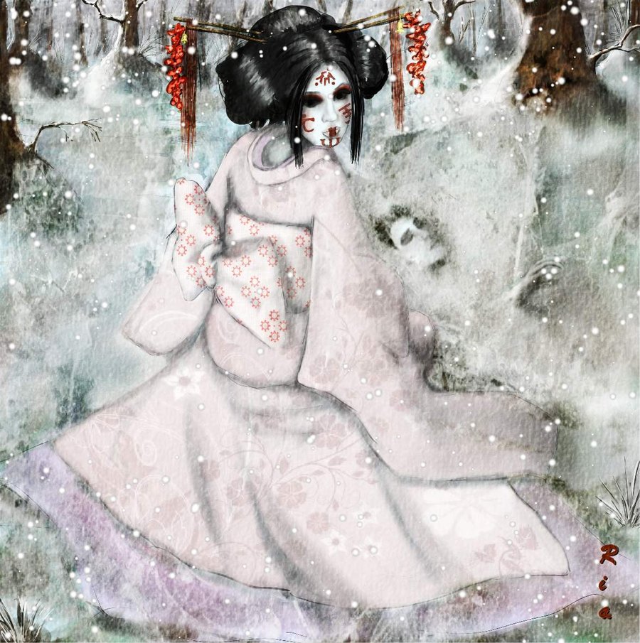 Yuki onna the snow woman.