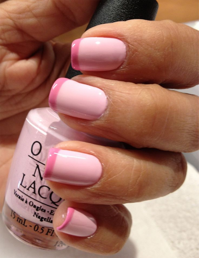 Pink French Manicure!