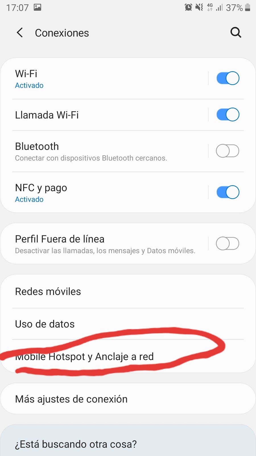 Comparte con Mobile Hotspot