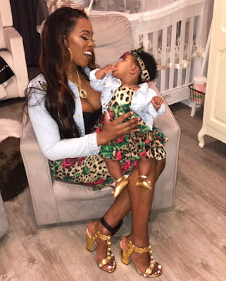 Photos RemyMa and her daughter Reminisce in matching outfits