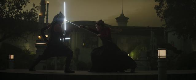 Ahsoka Tano Duels The Magistrate The Mandalorian Chapter 13 Disney Plus Ahsoka Tano Duels The Magistrate The Mandalorian Chapter 13 Disney Plus