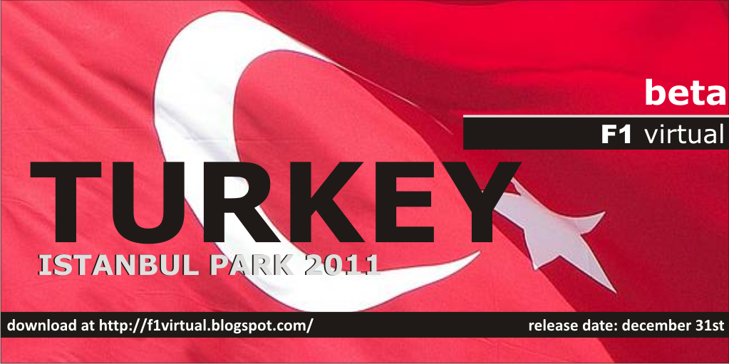 F1virtual: Istanbul Park 2011 – versi beta