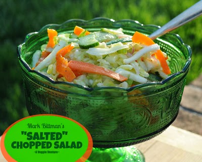 Mark Bittman's 'Salted' Chopped Salad, one of 12 Best Recipes of 2013 from A Veggie Venture
