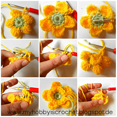 Crochet Dahlia Flower - Free Pattern with Step by Step Pictures and Video Tutorial