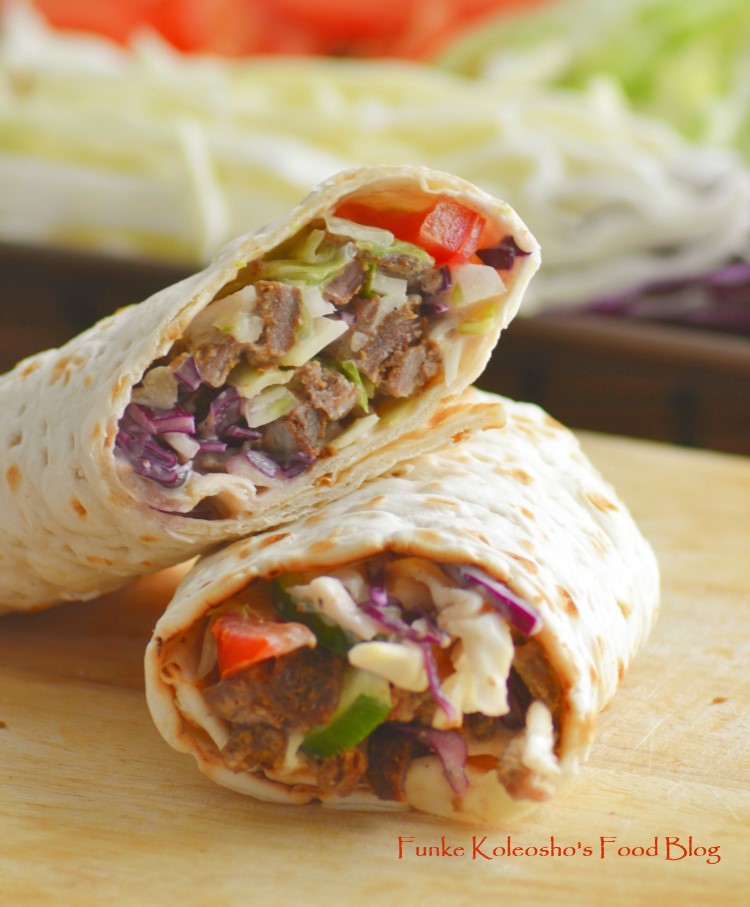 Suya (Shawarma Style) Wrap
