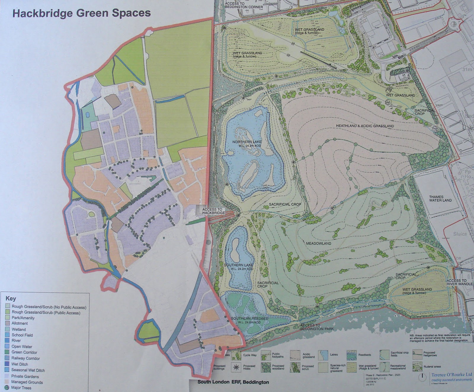 Beddington Park Map