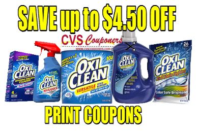 OxiClean Coupons | Save up to $4.50 off