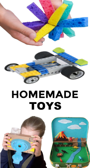 Got bored kids?  Give these homemade toys a try! #homemadetoys #toysforkids #toysyoucanmakeforkids #diytoys #growingajeweledrose