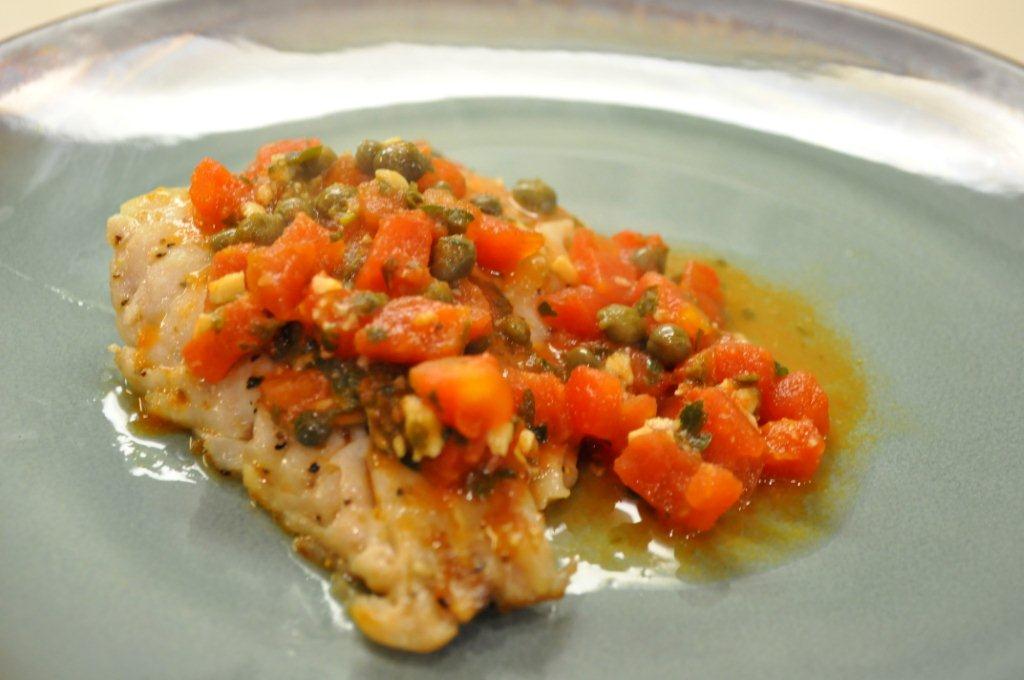 Cooking with Joanna: Red Snapper with Tomato Caper Sauce
