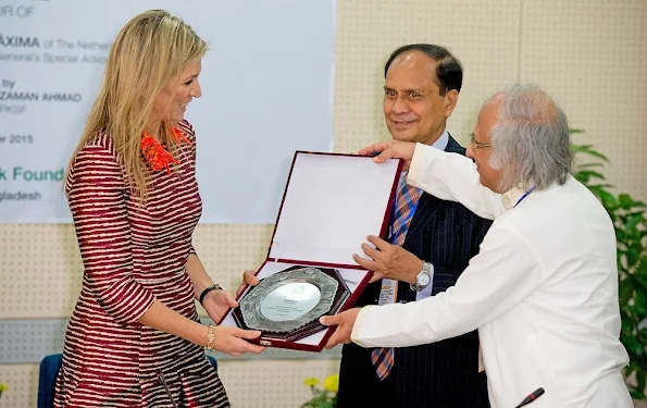 Queen Maxima of the Netherlands a three day visit to Bangladesh. Queen Maxima of the Netherlands, also UN Secretary-General’s Special advocate for Inclusive Finance for Development (UNSGSA)