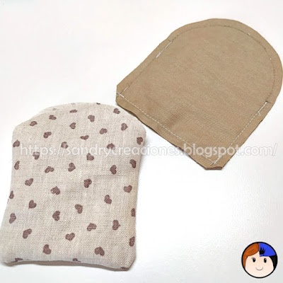 Monedero de tela con boquilla paso 4