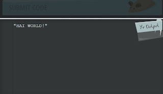 Programming Languages Exhibit: LOL