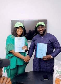 NEWS: Nkechi Blessing Unveiled As Titan Farms Brand Ambassador NEWS: Nkechi Blessing Unveiled As Titan Farms Brand Ambassador