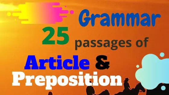 Article and Preposition