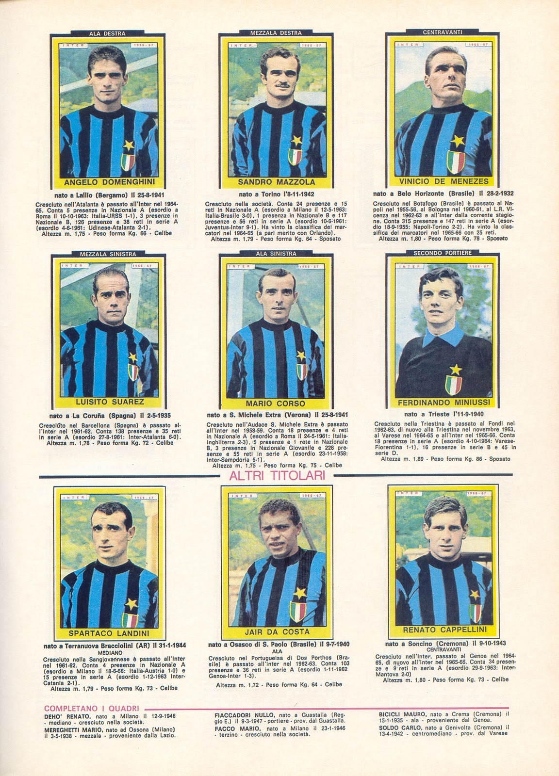 TWB22 C1 1966 1967 Real Madrid Inter Milan