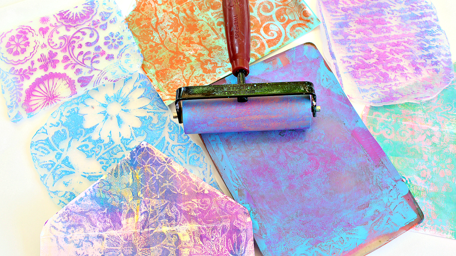 Mark Montano Rubber Stamp Texture Plates