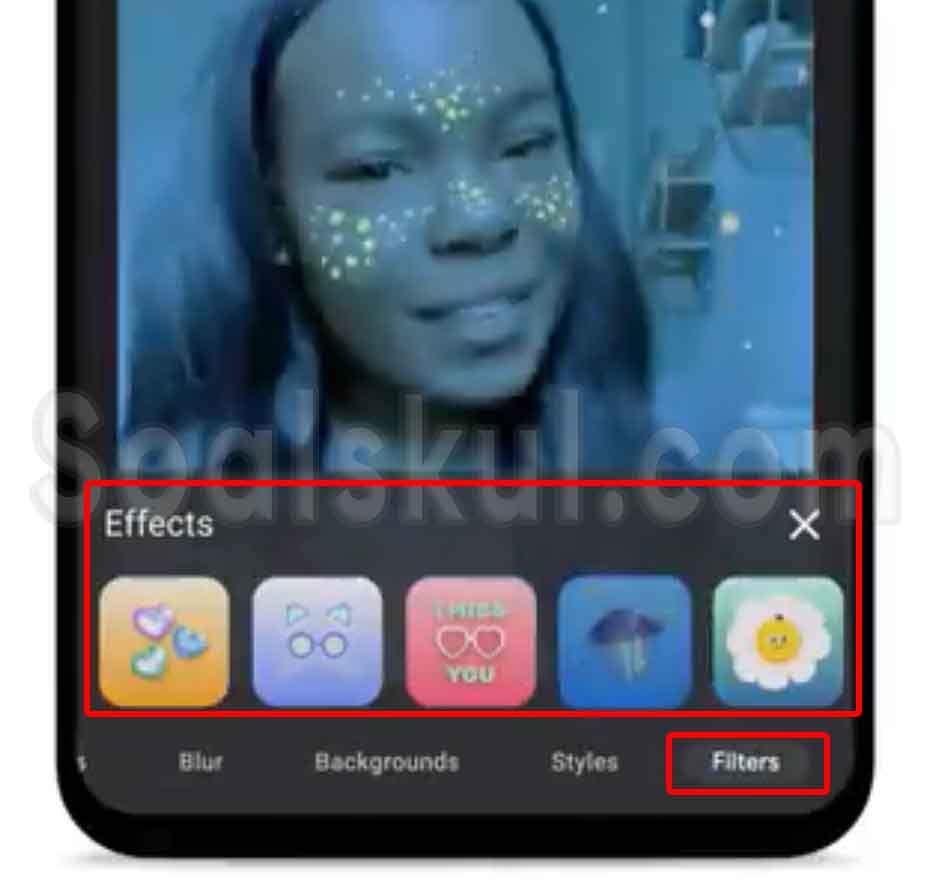 Cara Menggunakan Fitur Filter Terbaru Google Meet di HP Android & iOS Soalskul
