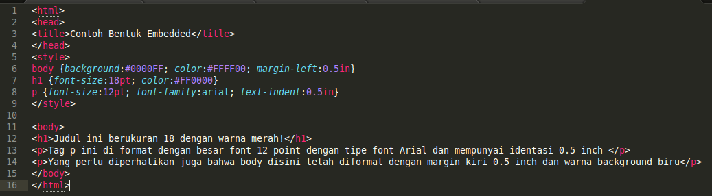 For Your Information: CSS : Mengenal CSS