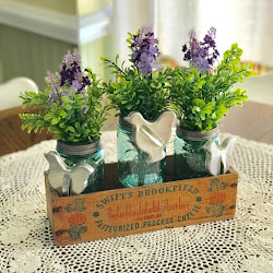 farmhouse centerpiece centerpieces lovely decoration clover ourcloverhouse brighten belihouse uniquehomedesign centerfoldhearth casa