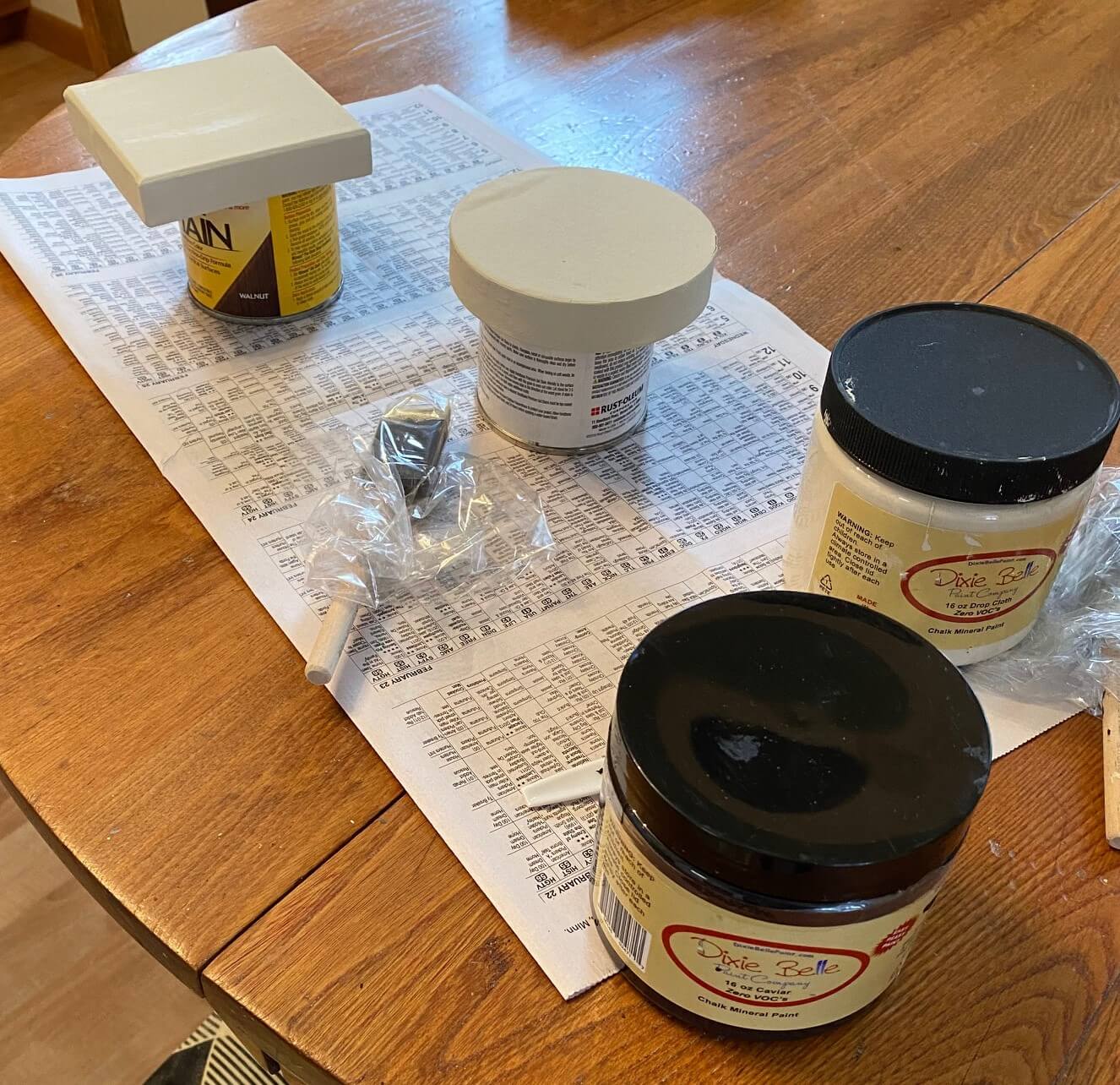 More Paper Mache Box Upcycles With Dollar Tree Rub On Transfers Organized Clutter