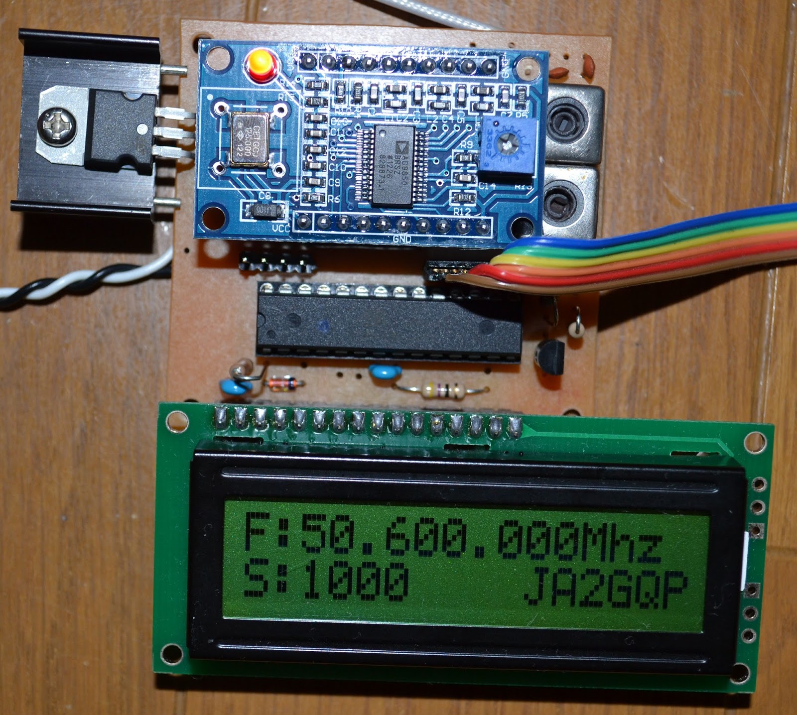 JA2GQP’s Blog: AD9850 DDS 50Mhz VFO
