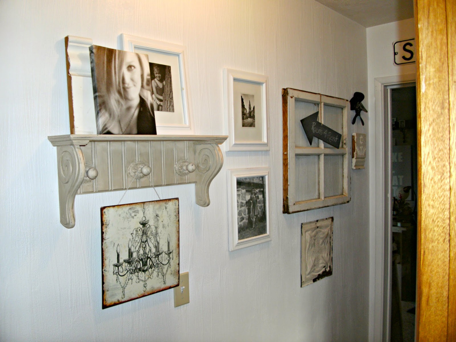 Hallway Gallery Wall - Little Vintage Cottage