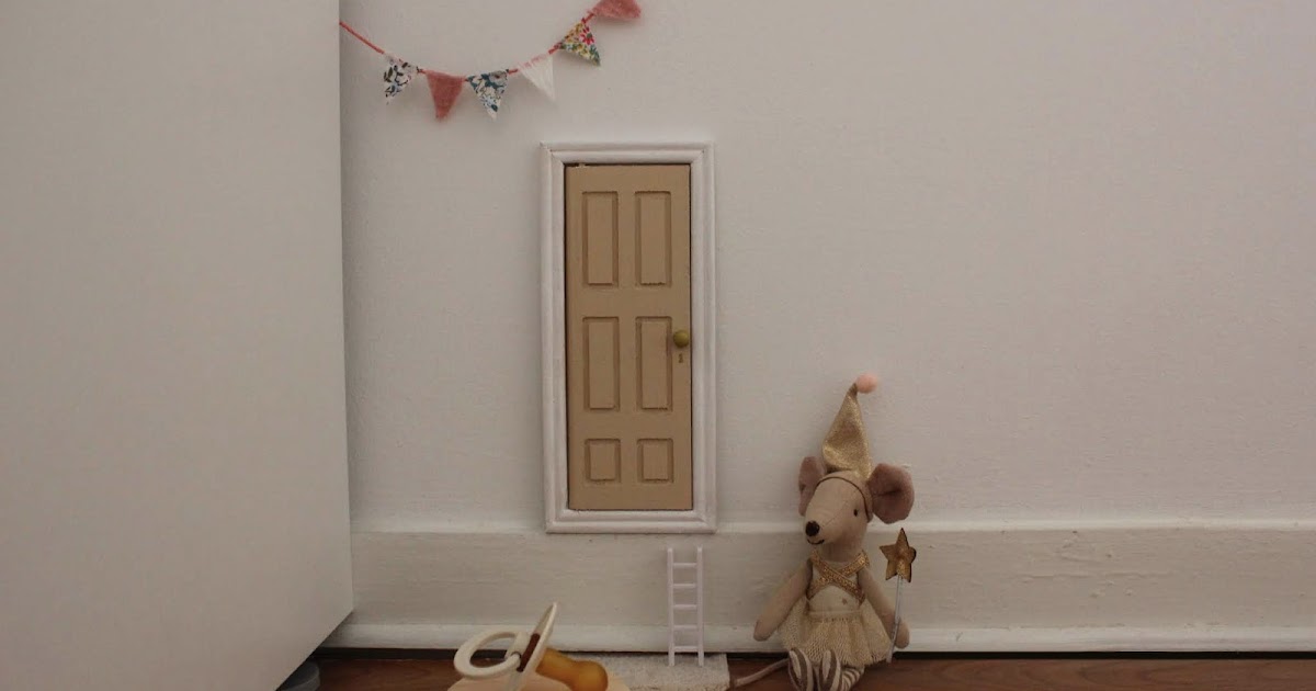 La Petite Souris - Décoration pour chambre d'enfant : Porte