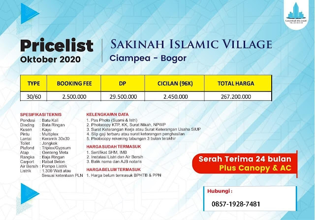 Sakinah Islamic Village Dramaga Bogor