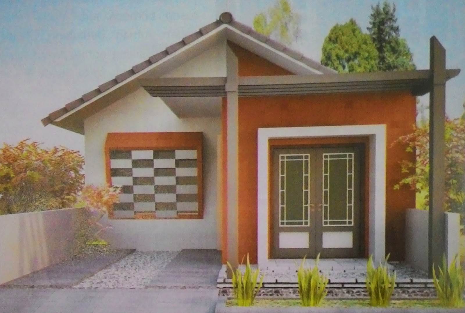 Desain rumah minimalis 2 lantai budget 200 juta