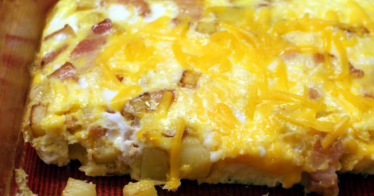 The Baker's Mann: Potato, Bacon and Cheese Omelet