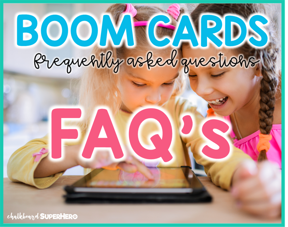 What are Boom Cards? ChalkBoard SuperHero