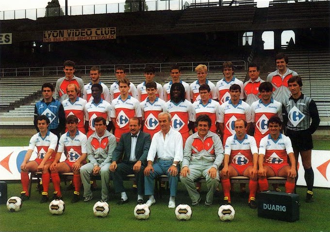 OLYMPIQUE LYONNAIS 1985-86. By Panini.