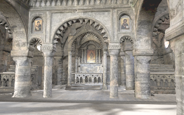 3D modello 3D della chiesa di San Tommaso, una delle più antiche di Mosul