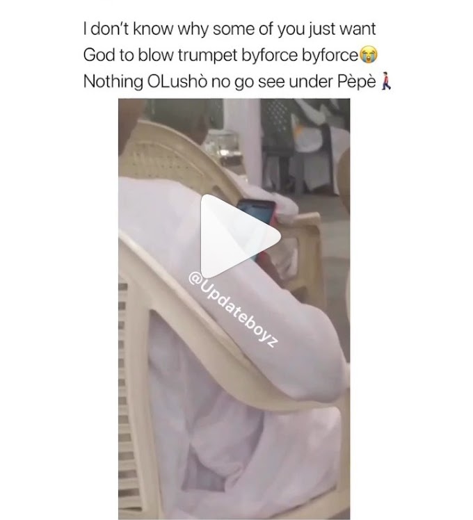Church Boy Caught Watching Twerk Video Of Slayqueen In Church On His Phone