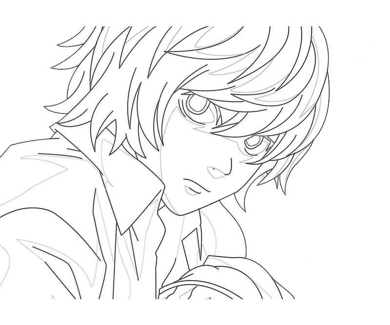 death note coloring pages - photo #6