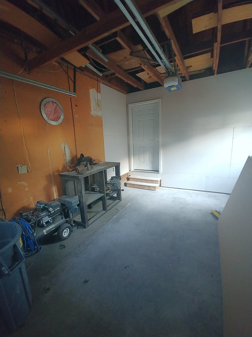 Remodeling the Garage to Create a Workshop
