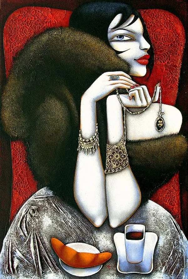 Ira Tsantekidou 1967 | Greek Art Déco painter