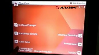 cara setor tunai di atm cimb niaga