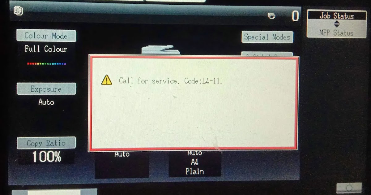 Sharp MX3110N Call for service Code L411 solution CORONA TECHNICAL