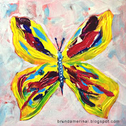 butterfly painting colorful abstract different paint painted realistic