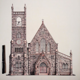 05-St-Michaels-M-Gruneberg-Architecture-Ink-and-Pencil-Drawings-www-designstack-co