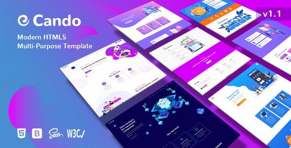 Cando - Creative Multi-Purpose HTML Template Cando v1.1 - Creative Multi-Purpose HTML Template