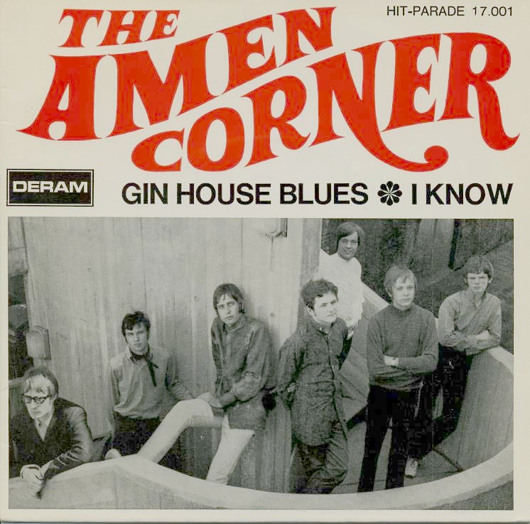 Les EPs français AMEN CORNER 1967 FRDERAM 17.001 Gin house