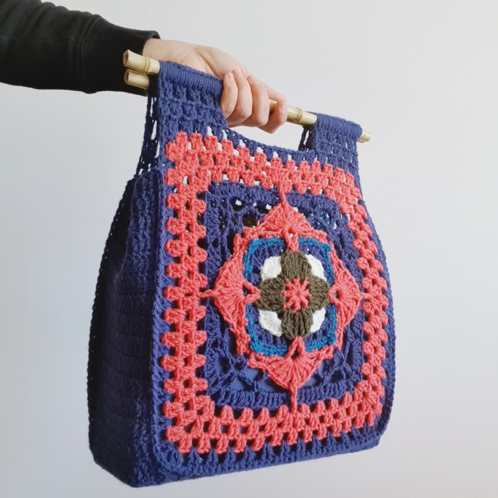 RETO JARDIN DE MANDALAS CLASE 3 BOLSO DE MANDALAS Ahuyama Crochet