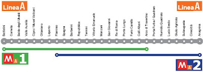 mappa metro Roma