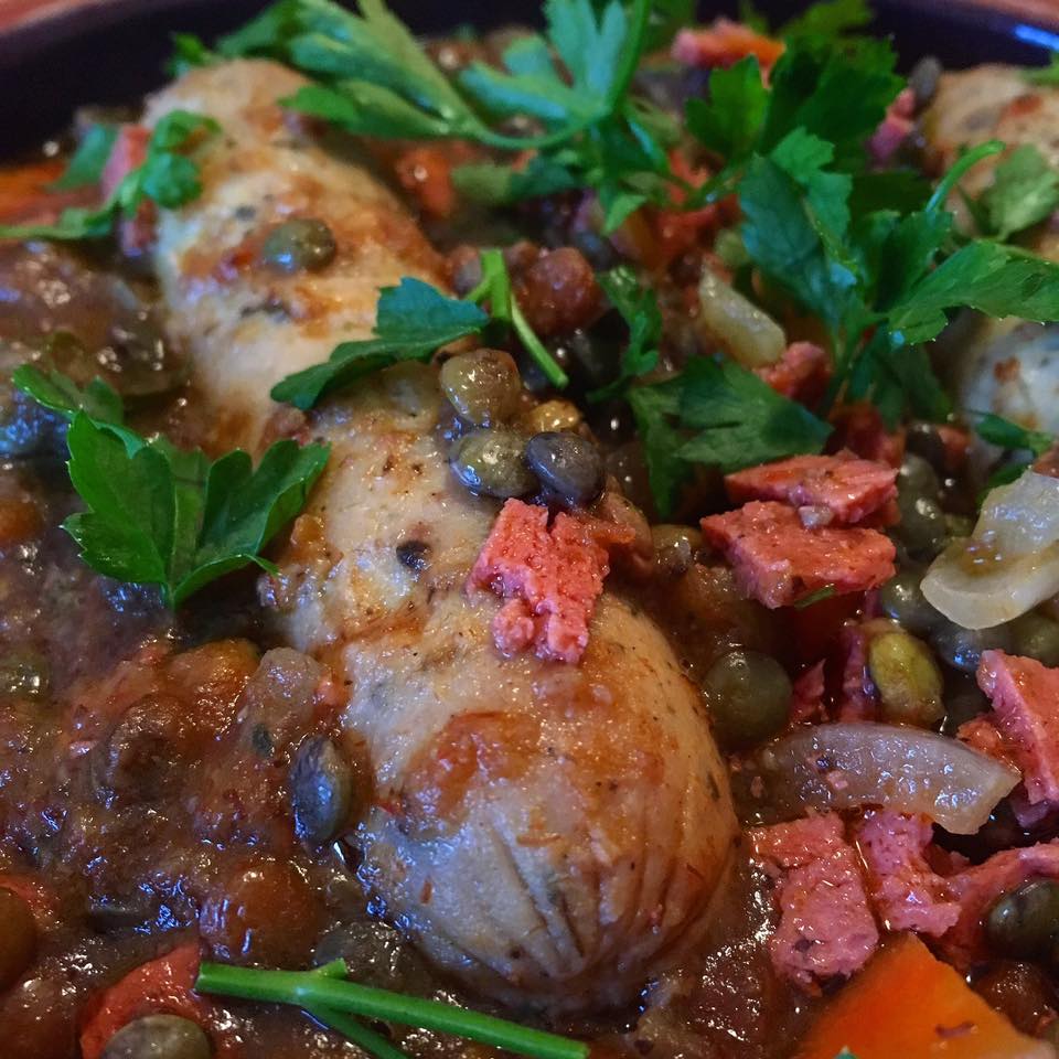 MATTYB BAKES SUPER SLOW COOKED VEGGIE SAUSAGES AND LENTILS