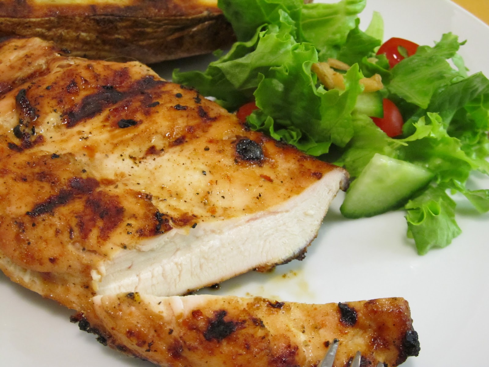 Jenn's Food Journey Spicy Apricot Grilled Chicken