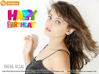 wish you happy birthday, sneha ullal, most attractive 'blue eyes' image for desktop background