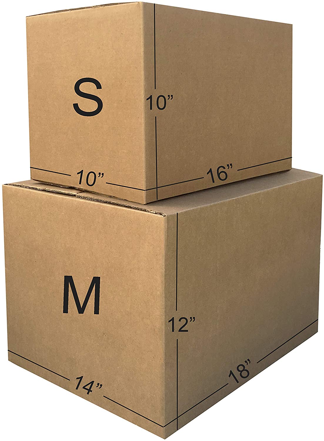 Basics Moving Boxes Small/Medium Bundle, 15Pack
