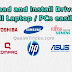 How to download and Install Drivers for any Laptop / PCs without Internet